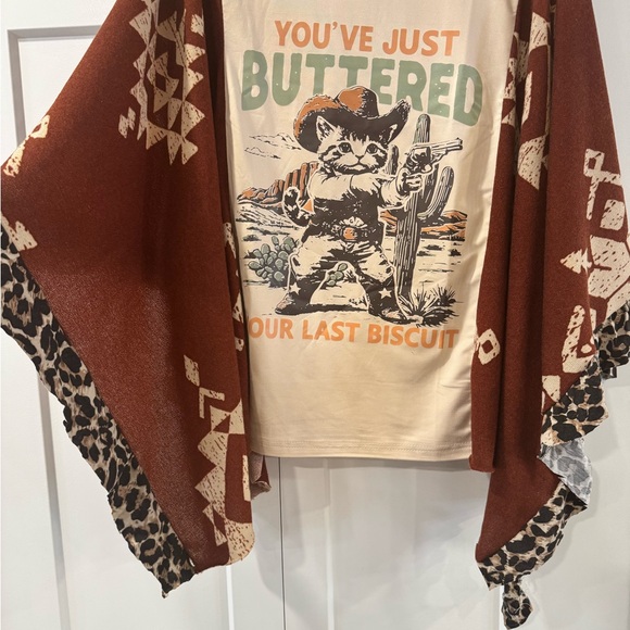 Custom Upcycle Western kimono - Picture 3 of 4